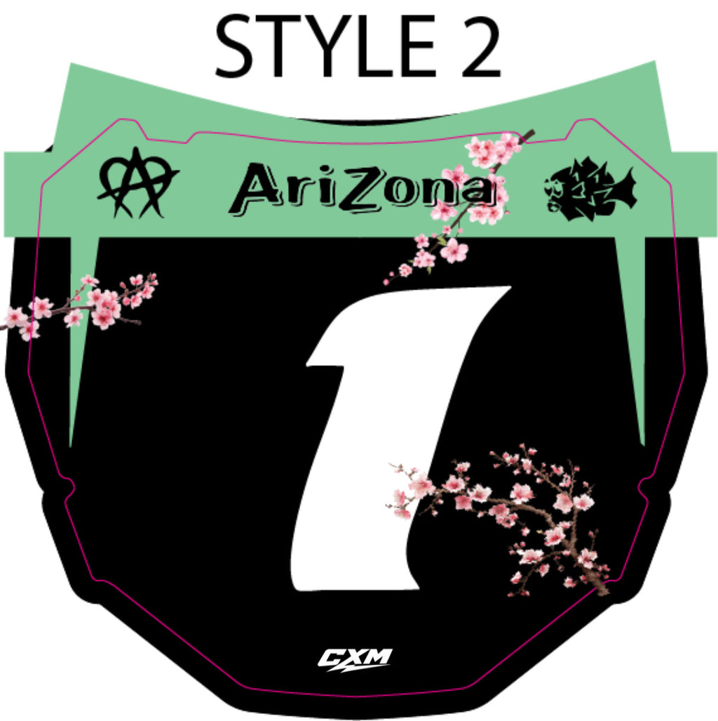 Cherry blossom odi plate decal