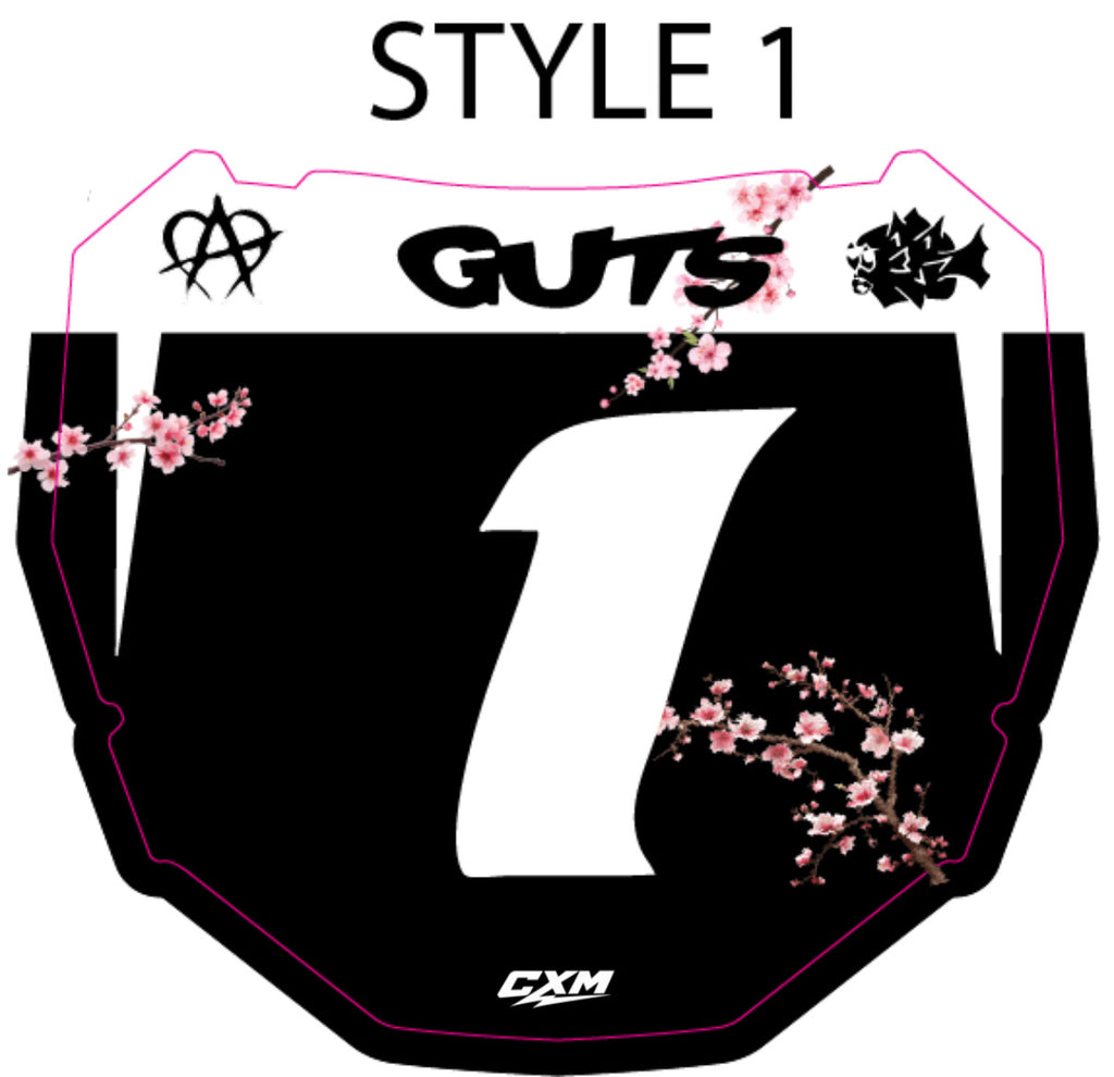 Cherry blossom odi plate decal