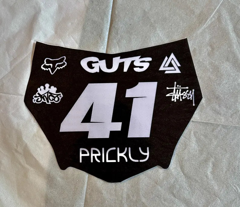 Motocutz plate decal